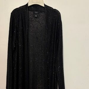 Alfani Black Sparkle Cardigan
